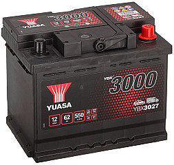 Akumulator Yuasa YBX 3000 12V-62Ah D+