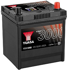Akumulator Yuasa YBX 3000 12V-50Ah ASIA D+ 