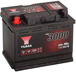 Akumulator Yuasa YBX 3000 12V-62Ah L+