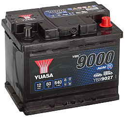 Akumulator Yuasa YBX 9000 AGM 12V-60Ah D+