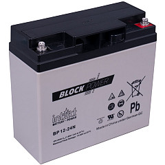 Akumulator intAct Block-Power 12V-24Ah (C20) AGM