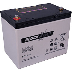 Akumulator intAct Block-Power 12V-75Ah (C10) AGM