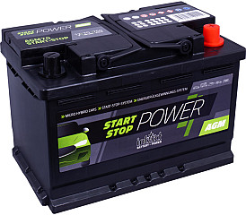 Akumulator intAct Start-Stop Power AGM 12V-70Ah