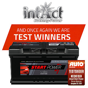intact Start Power batteries – Perfect price-quality ratio and wide range of models.