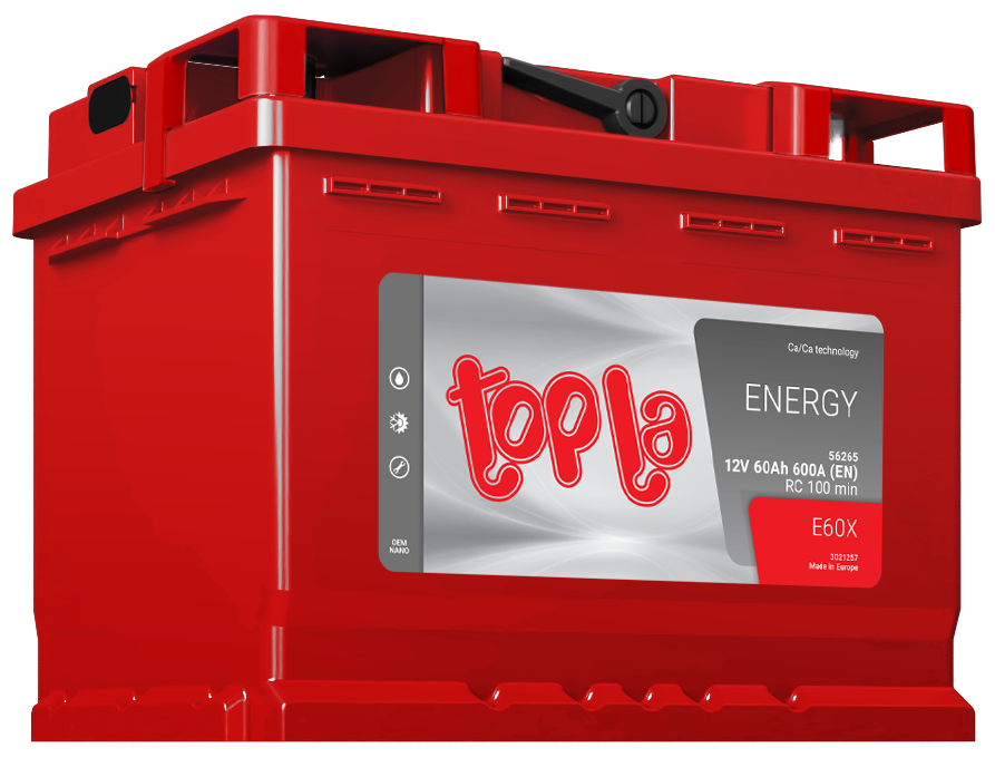 Akumulator Topla Energy 12V-60Ah L+