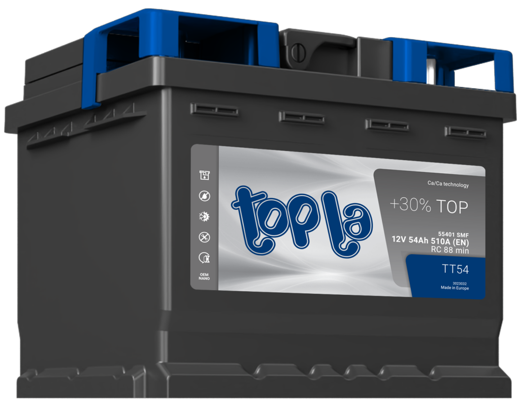 Akumulator Topla Top 12V-54Ah Nizki