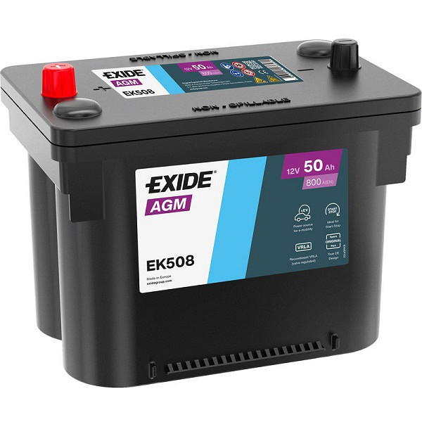 Akumulator EXIDE Start-Stop AGM 12V-50Ah 
