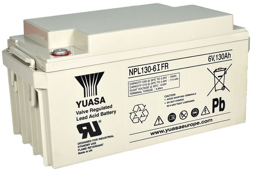 Akumulator YUASA NPL 6V-130 Ah (C20) AGM