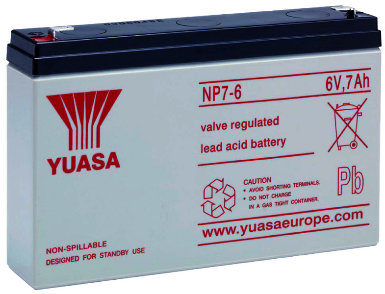 Akumulator YUASA NP 6V-7Ah (C20) AGM