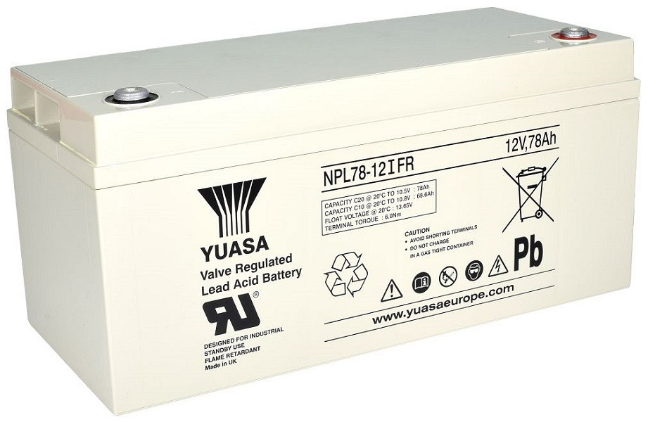 Akumulator YUASA NPL 12V-78 Ah (C20) AGM