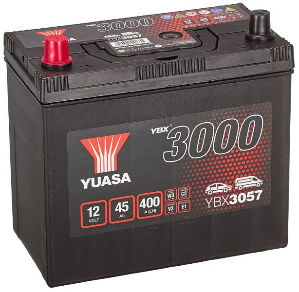 Akumulator Yuasa YBX 3000 12V-45Ah ASIA L+