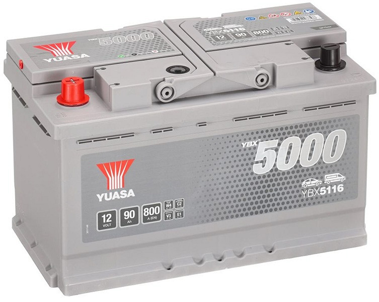 Akumulator Yuasa YBX 5000 12V-90Ah L+