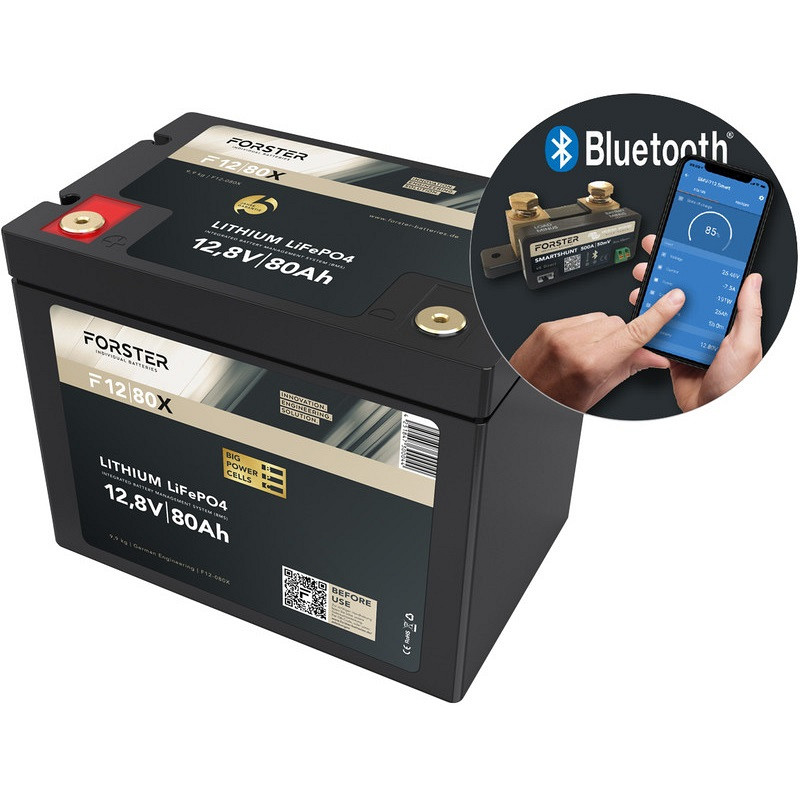 Akumulator Forster Premium F12-080XB 12.8V 80Ah