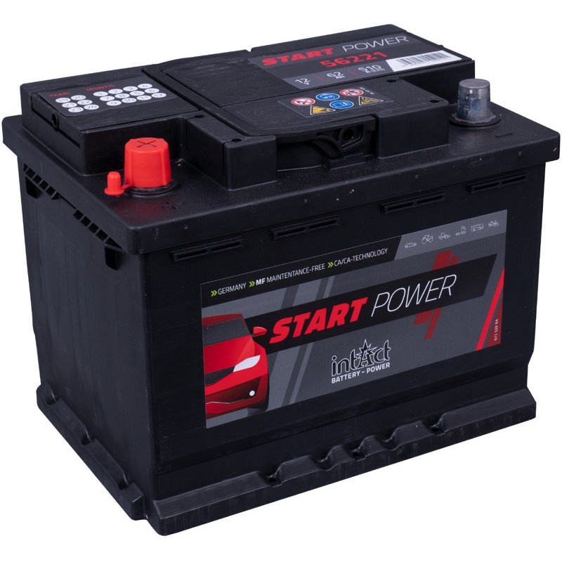 Akumulator intAct Start-Power 12V-62Ah L+