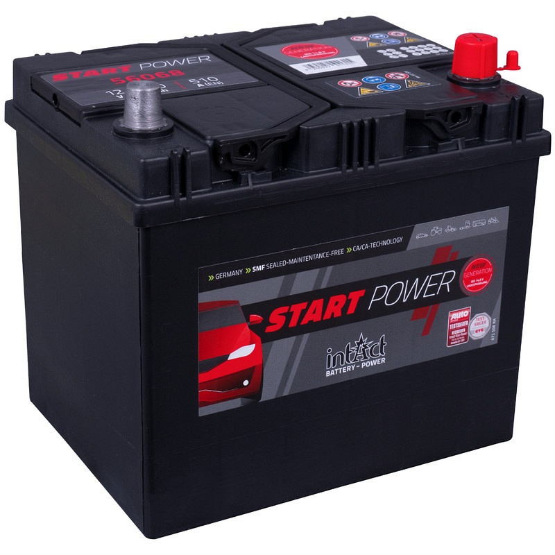 Akumulator intAct Start-Power 12V-60Ah ASIA D+