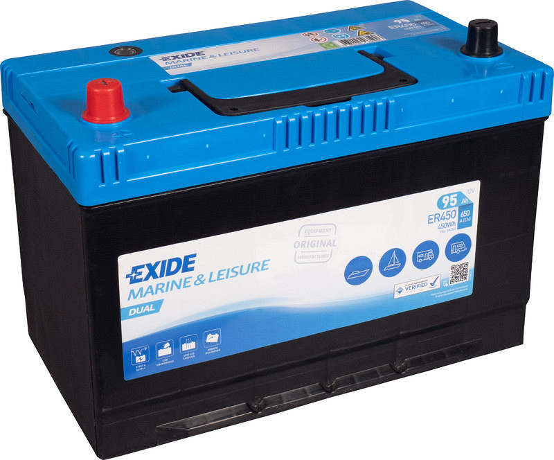 Akumulator Exide Dual WET 12V 95Ah