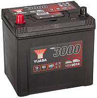 Akumulator Yuasa YBX 3000 12V-60Ah ASIA L+