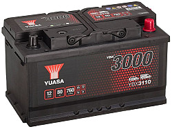 Akumulator Yuasa YBX 3000 12V-80Ah D+ Nizki