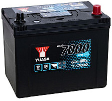 Akumulator Yuasa YBX 7000 EFB 12V-80Ah ASIA D+