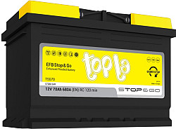 Akumulator Topla  Stop&Go EFB 12V-70Ah