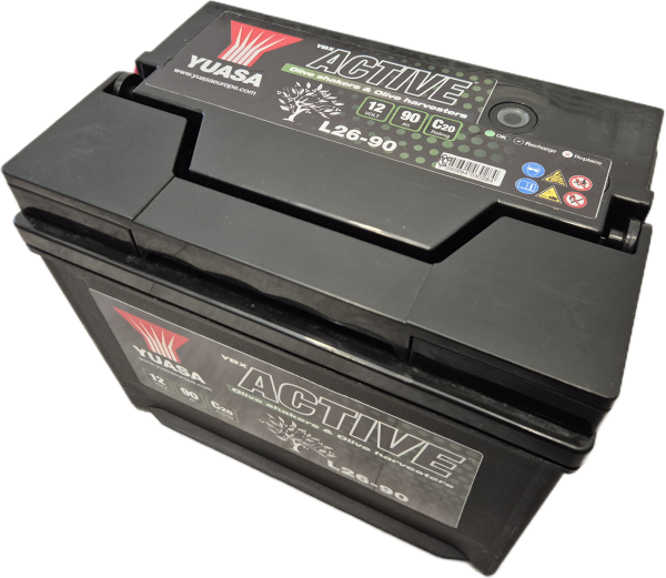Akumulator Yuasa YBX ACTIVE Olive shakers 12V-90Ah L+